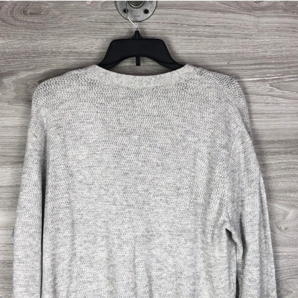 Halogen Oversized Button Up Side Tie Cardigan Sweater - Picture 5 of 7